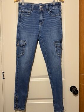 American Eagle Next Level Stretch Hi-Rise Skinny Jeggings – Cargo Style Size 8